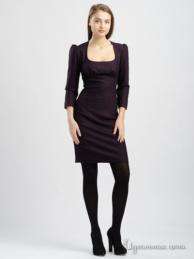 Платье Maria Rybalchenko, цвет черный, малиновый