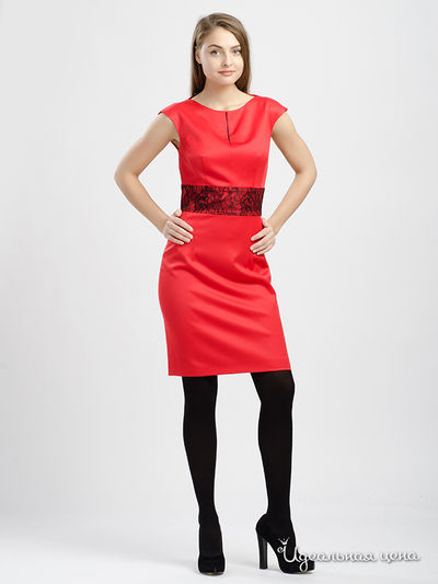 Платье Maria Rybalchenko, цвет красный, черный