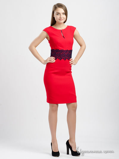 Платье Maria Rybalchenko, цвет красный, черный