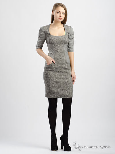 Платье Maria Rybalchenko, цвет светло-серый