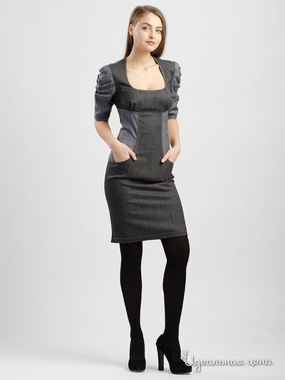 Платье Maria Rybalchenko, цвет темно-серый