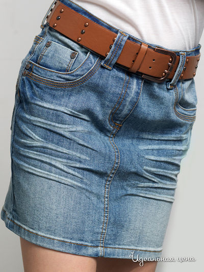 Юбка Million X, цвет синий потертый