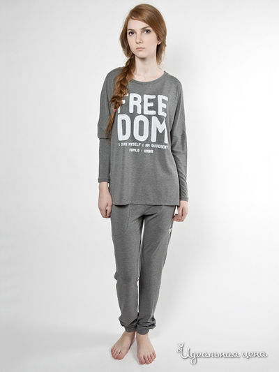 Брюки Formalab, цвет антрацит меланж