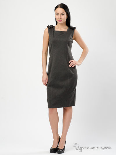 Платье Franchi, цвет серый