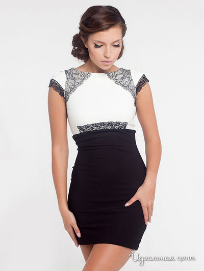 Туника Arefeva, цвет черная, белая