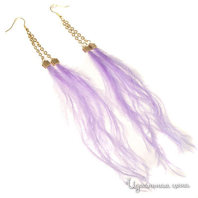 Серьги Migura, цвет сиреневый