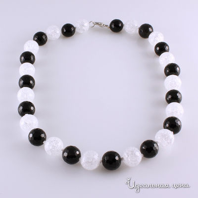 Бусы Migura, цвет черный/белый