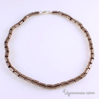 Бусы Migura, цвет серый