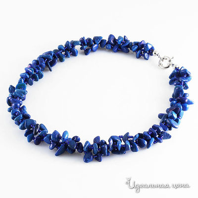 Бусы Migura, цвет синий