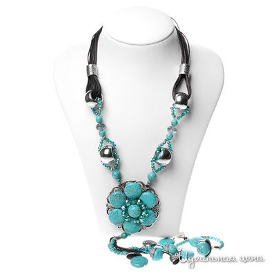 Колье Migura, цвет голубой