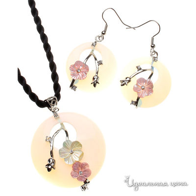 Комплект Migura, цвет молочно-голубовато-розовый