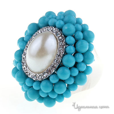 Кольцо Migura, цвет голубой