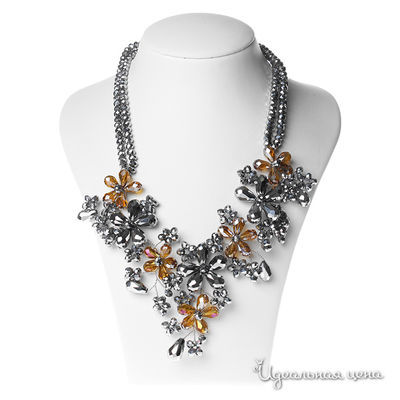 Колье Migura, цвет серебристый, желтый