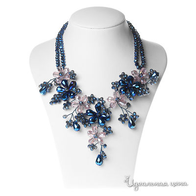 Колье Migura, цвет синий, розовый