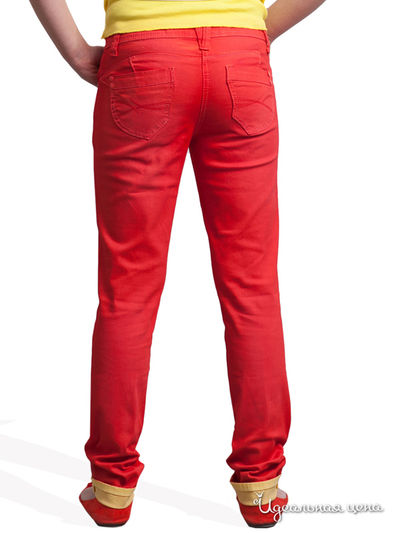 Узкие джинсы Million X для девочки, цвет красно-оранжевый