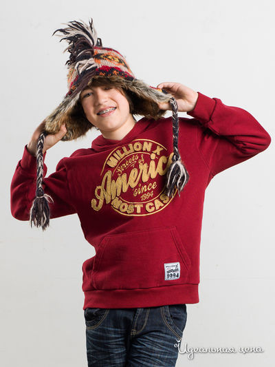 Толстовка Million X, цвет темно-красный