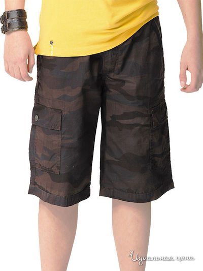 Бермуды Million X, цвет коричневый камуфляж
