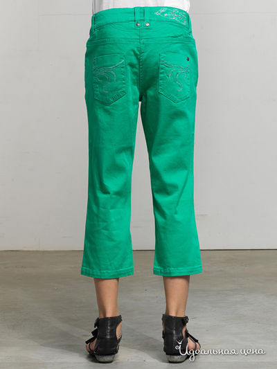 Укороченные джинсы Million X для девочки, цвет зеленый