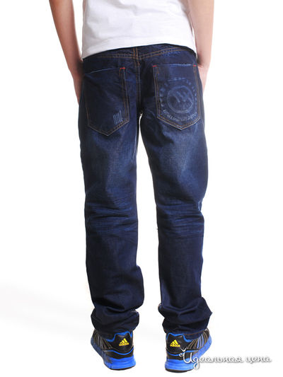Узкие джинсы Million X для мальчика, цвет темно-синий