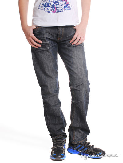 Прямые джинсы Million X, цвет синий потертый