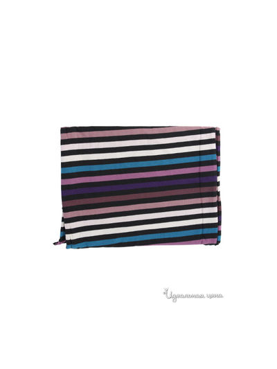 Шарф Little Marcel, цвет белый, черный, бирюзовый, розовый