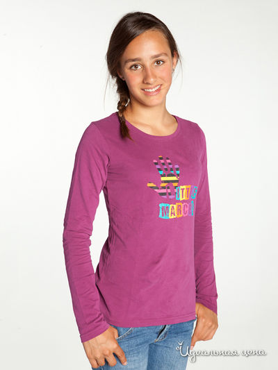 Футболка Little Marcel, цвет сливовый