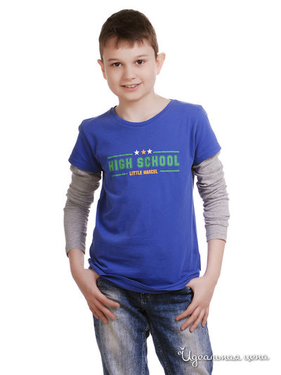 Футболка Little Marcel, цвет синий