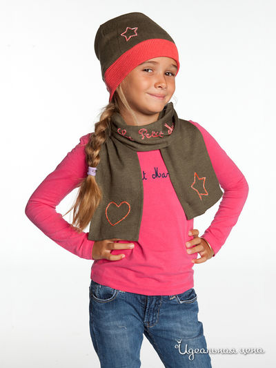 Шарф Little Marcel, цвет хаки