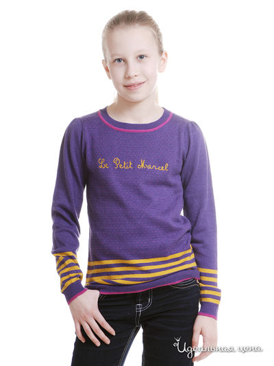 Пуловер Little Marcel, цвет фиолетовый
