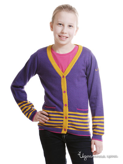 Кардиган Le Petit Marcel, цвет фиолетовый