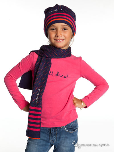 Шарф Le Petit Marcel, цвет темно-синий