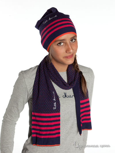 Шарф Little Marcel, цвет темно-синий