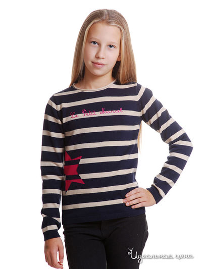 Джемпер Le Petit Marcel, цвет синий, белый