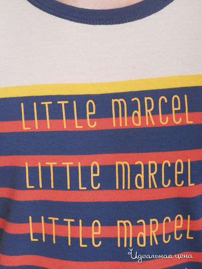 Лонгслив Le Petit Marcel детский, цвет бежевый,красный,синий