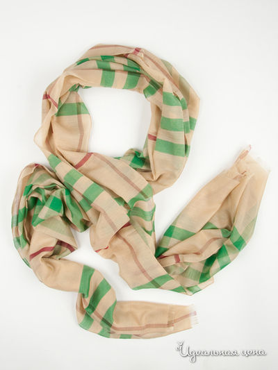 Платок Dolci Capricci, цвет Бежевый, зеленый