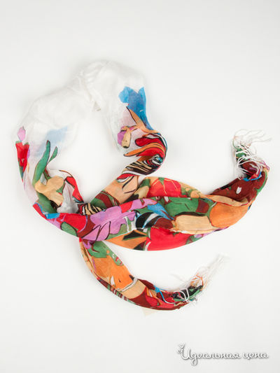 Палантин Dolci Capricci, цвет белый, мультиколор