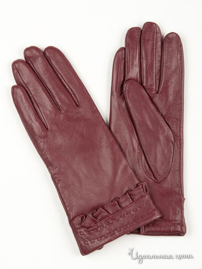 Перчатки Dolci Capricci, цвет бордовый