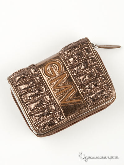 Кошелек GianMarco Venturi, цвет бронзовый