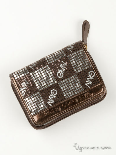 Кошелек GianMarco Venturi, цвет бронзовый