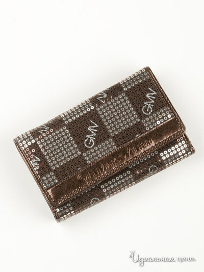 Кошелек GianMarco Venturi, цвет бронзовый