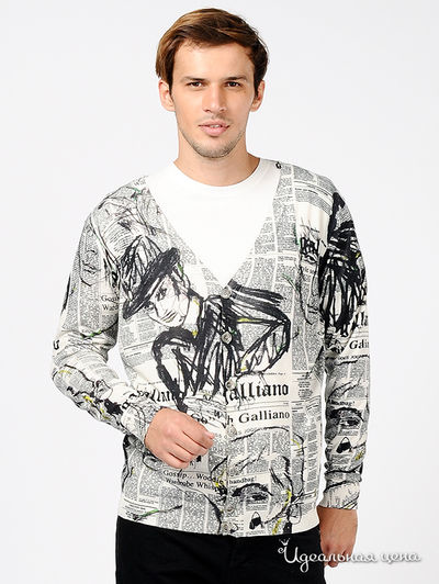 Кардиган Galliano, цвет мультиколор