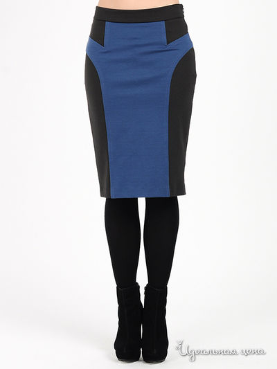 Юбка GF Ferre, цвет синий, черный