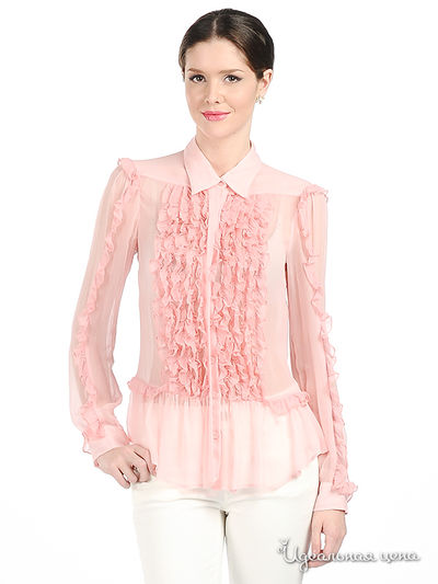 Блуза Just Cavalli, цвет розовый