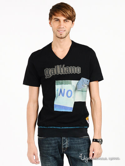 Футболка Galliano, цвет мультиколор