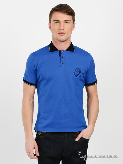 Поло GF Ferre, цвет синий