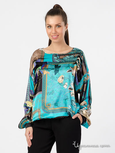 Блуза Dino Chizari, цвет голубой