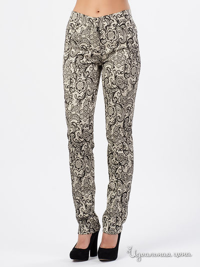 Брюки Dino Chizari, цвет черный, бежевый