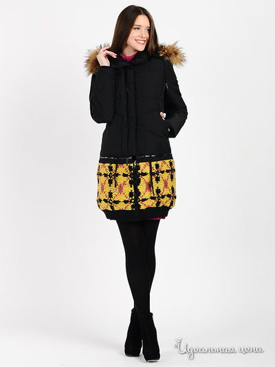 Пуховик Galliano, цвет мультиколор