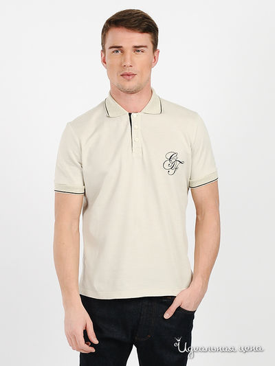 Поло GF Ferre, цвет бежевый