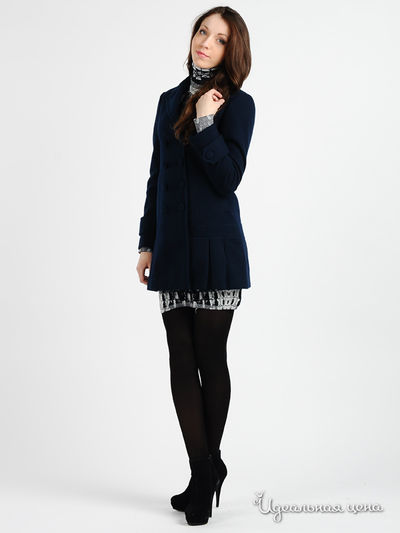 Пальто Byblos, цвет синий